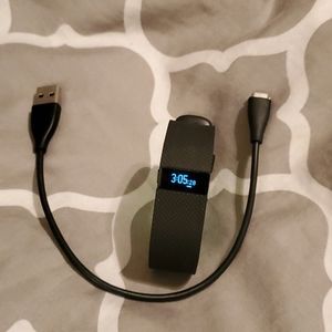 Black Fitbit Charge HR Size Small